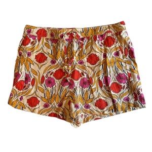 Rachel Zoe Red and Yellow High Waist‎ Shorts